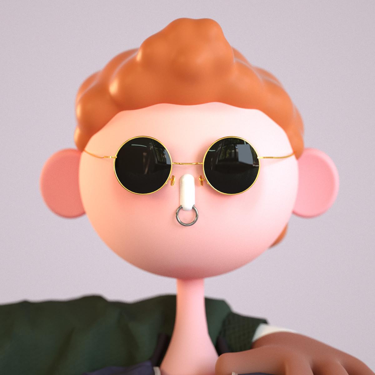 Cabeza Patata情侣设计师强强联手：女生平面插画，男生3D设计