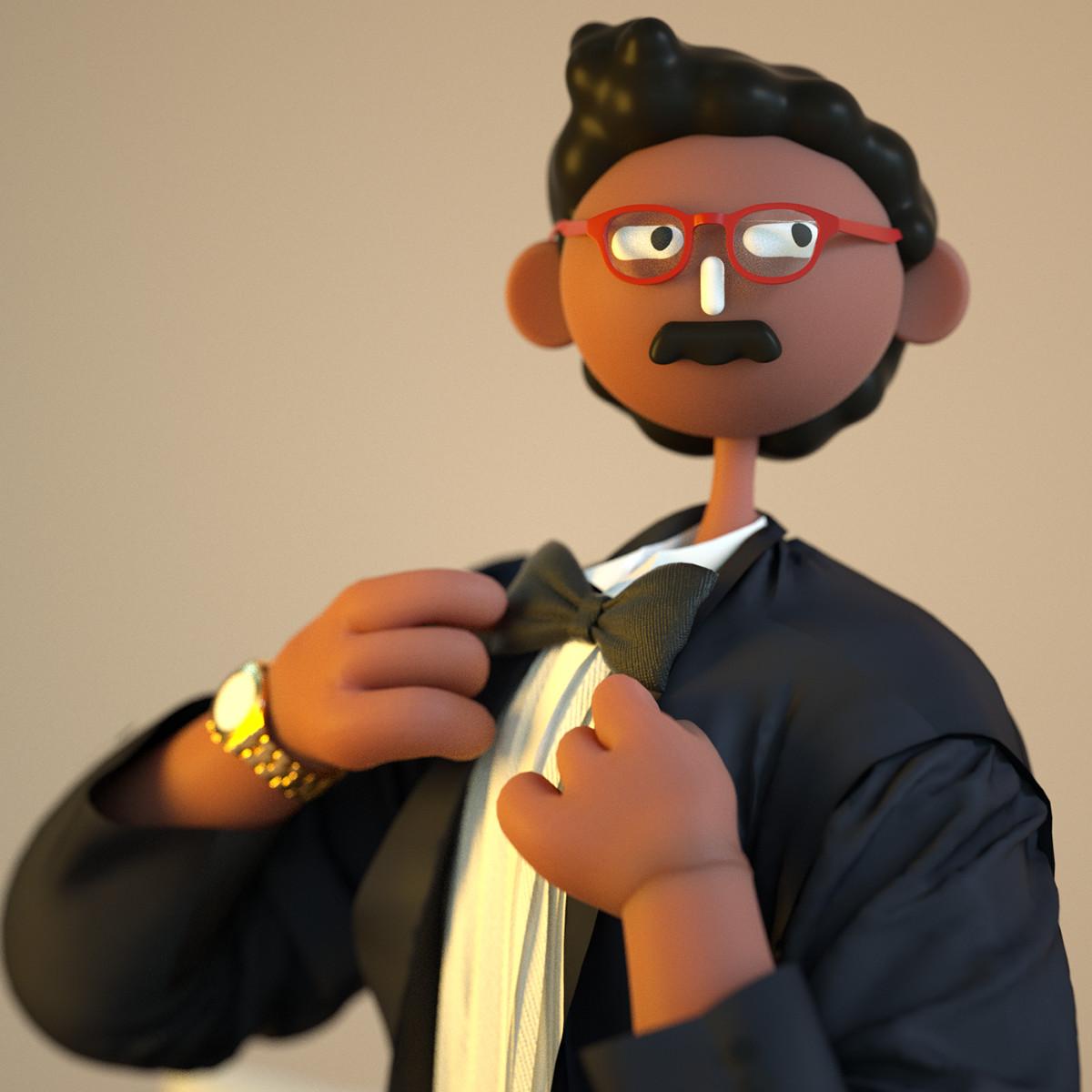 Cabeza Patata情侣设计师强强联手：女生平面插画，男生3D设计