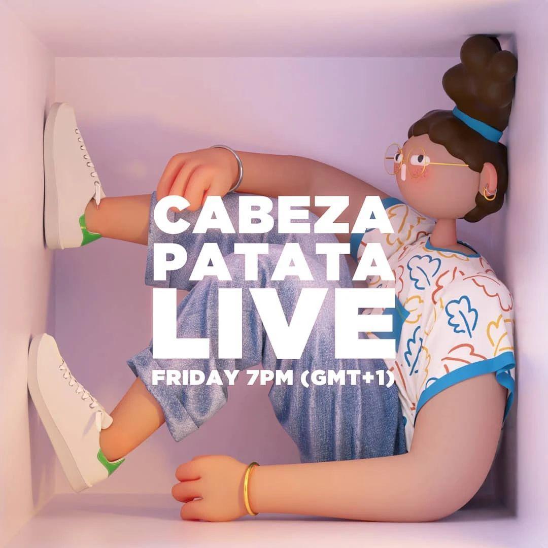 Cabeza Patata情侣设计师强强联手：女生平面插画，男生3D设计