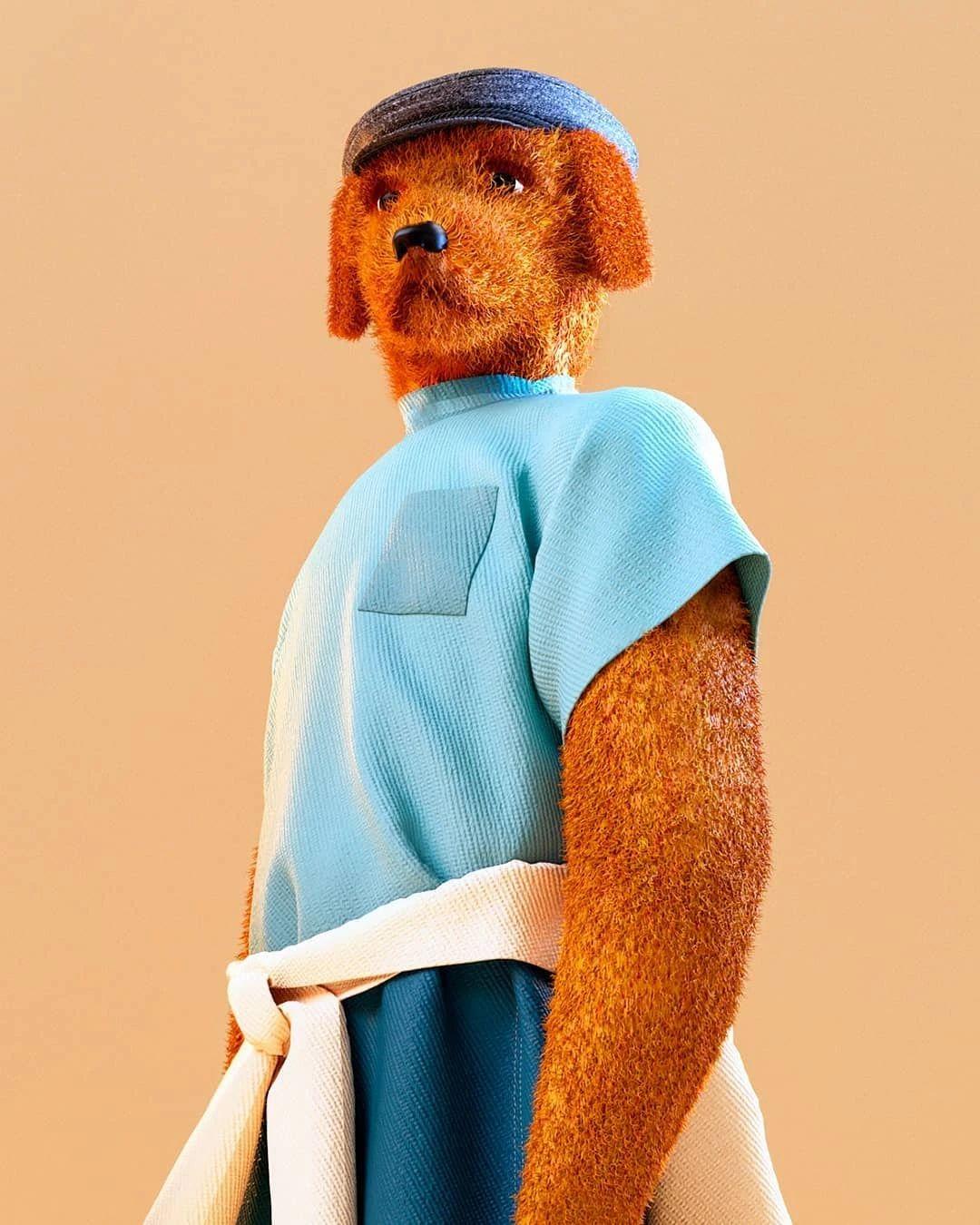 Cabeza Patata情侣设计师强强联手：女生平面插画，男生3D设计