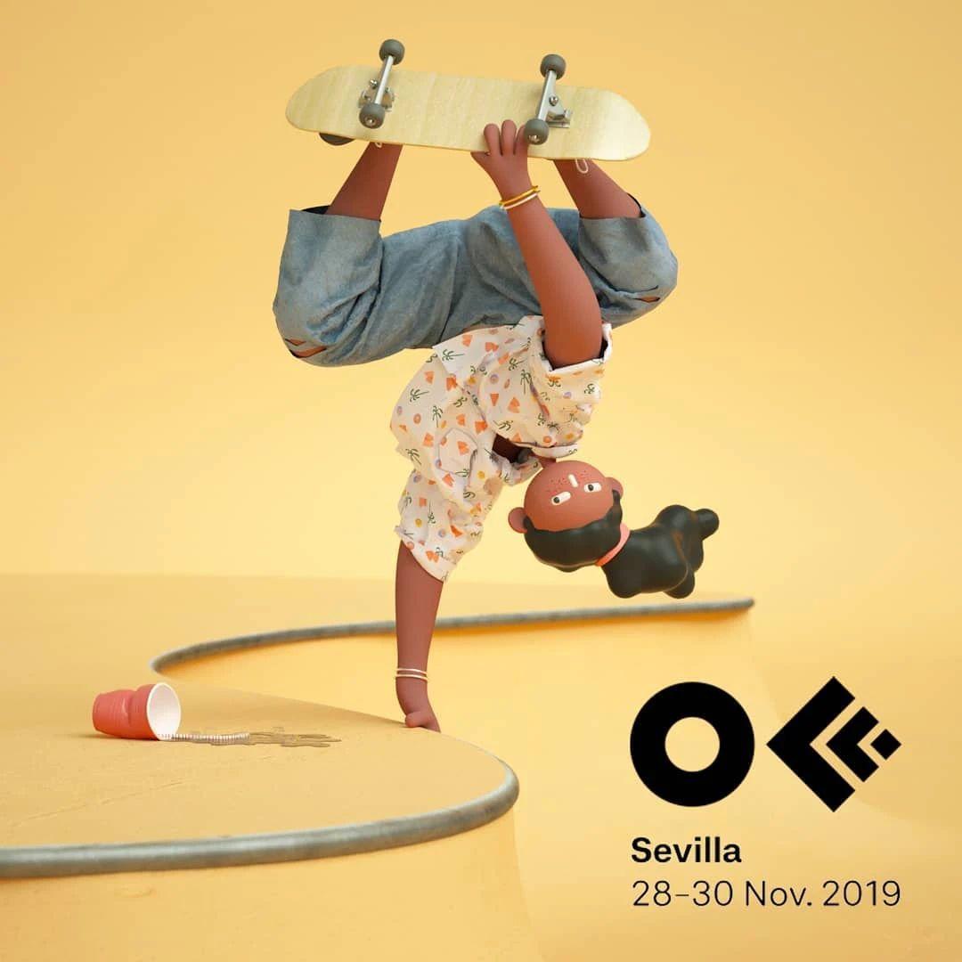 Cabeza Patata情侣设计师强强联手：女生平面插画，男生3D设计