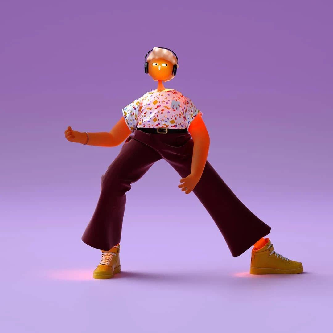 Cabeza Patata情侣设计师强强联手：女生平面插画，男生3D设计