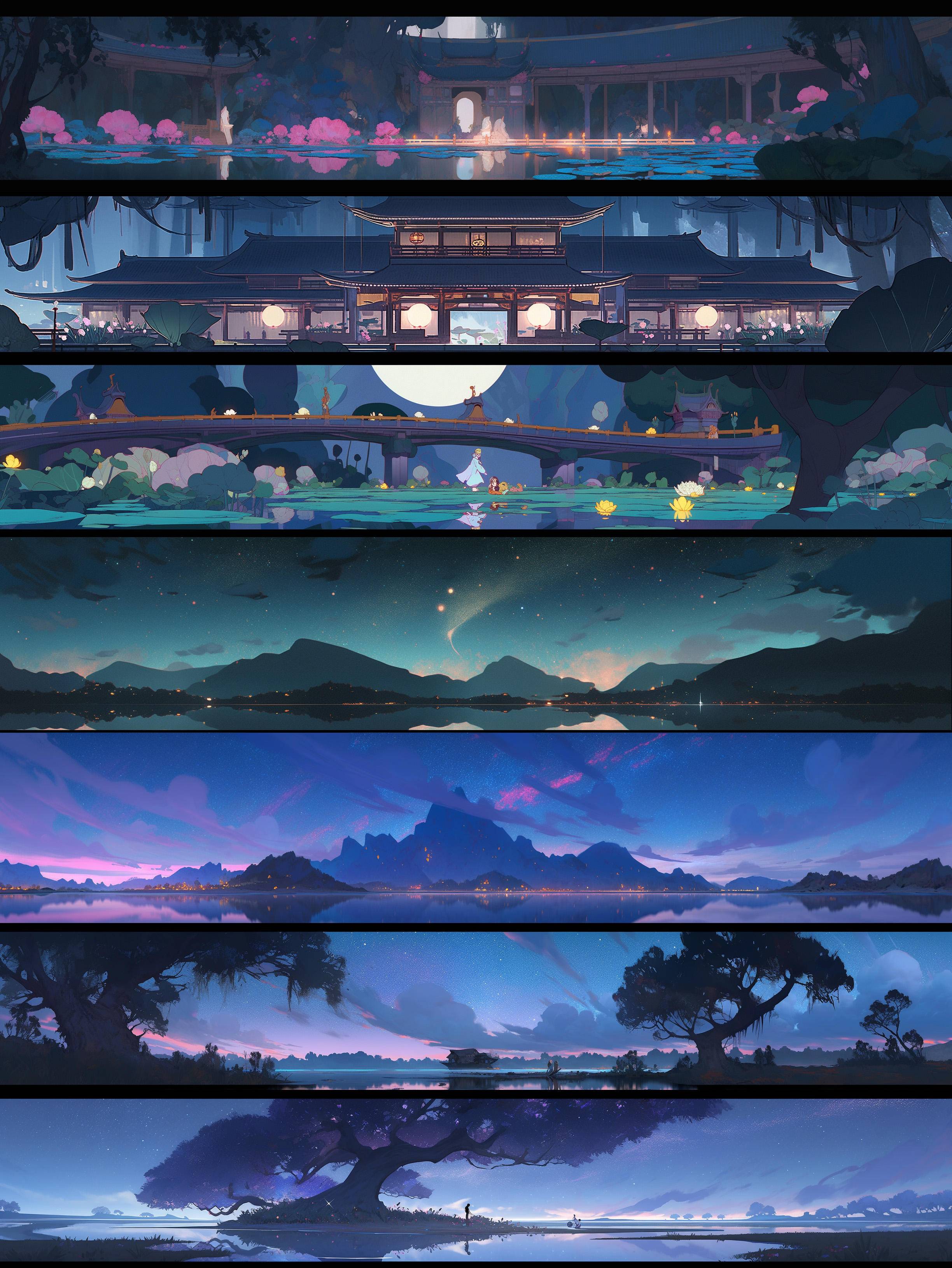 用AI进行辅助虚拟屏背景设计