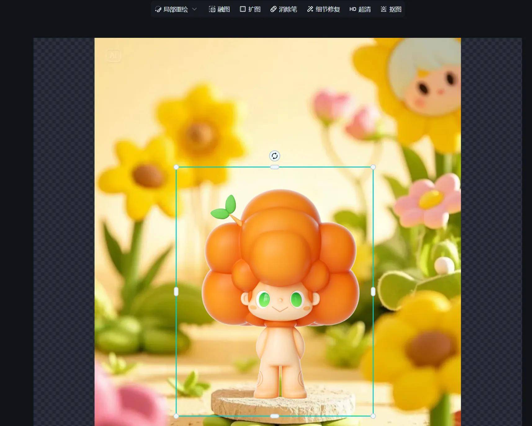 如何用AI快速换背景与融图的方法